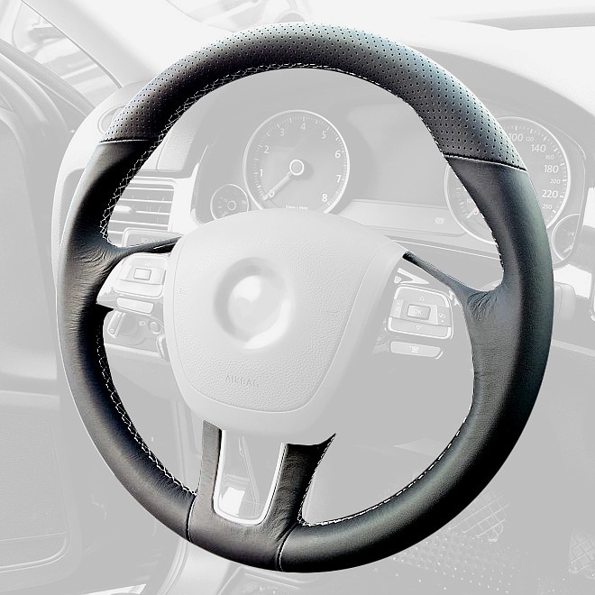 2011-16 Volkswagen Touareg steering wheel cover